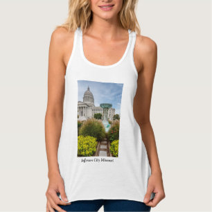 Camiseta Con Tirantes Capitolio De Misuri Y Tank De La Fuente Superior