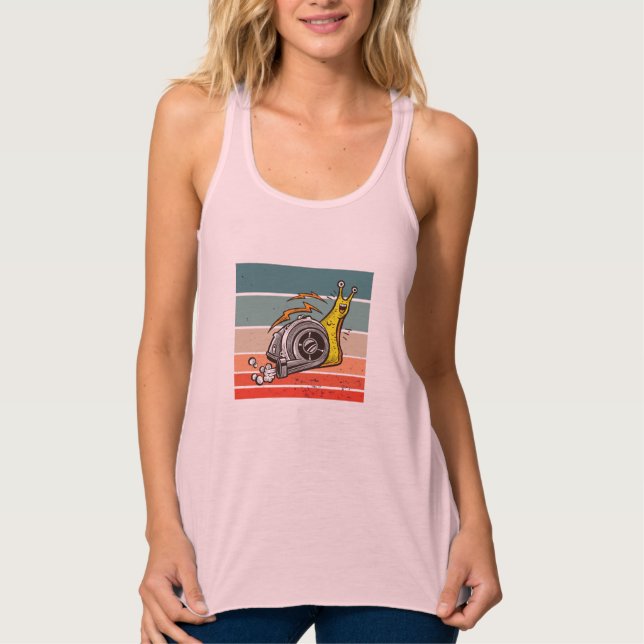 Camiseta Con Tirantes Caracol turboso (Anverso)