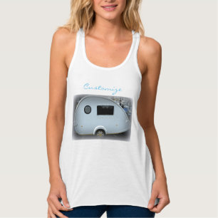 Camiseta Con Tirantes Caravana de remolques clásica de época Thunder_C