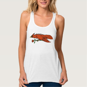 Camiseta Con Tirantes Cardenal de la rosa roja