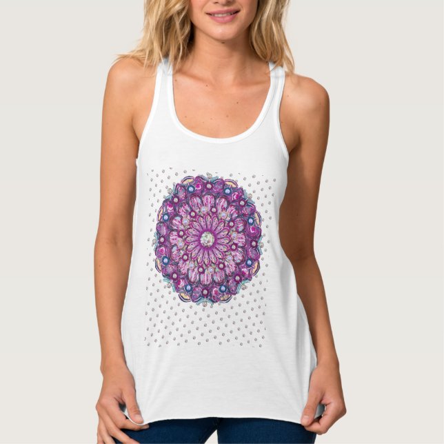 Camiseta Con Tirantes Cardinal Red Rosace (Anverso)