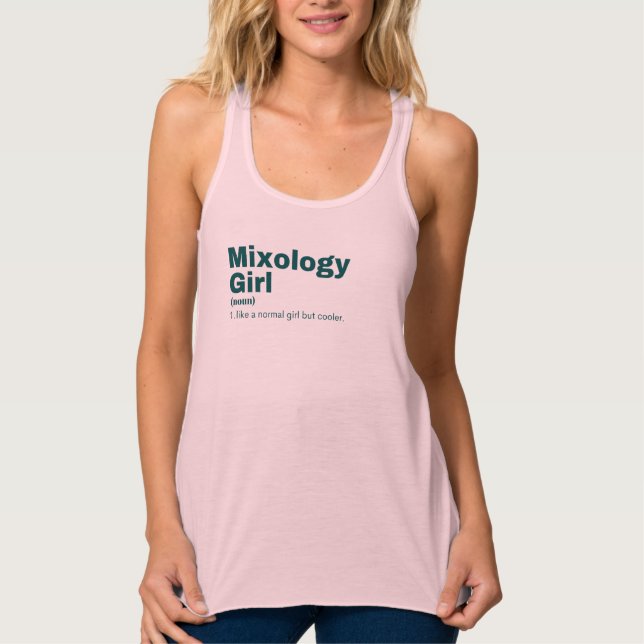 Camiseta Con Tirantes chica de informática - Mixología (Anverso)