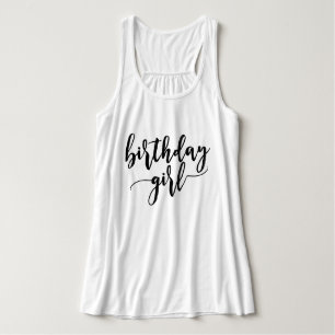 Camiseta Con Tirantes Chica del cumpleaños