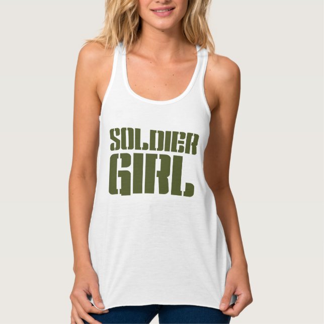 CAMISETA CON TIRANTES CHICA SOLDIER (Anverso)