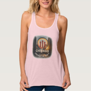 Camiseta Con Tirantes Chicago Tank   Ropa reforzada de flores