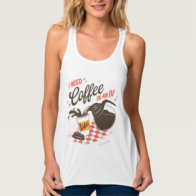 Camiseta Con Tirantes Chicas Gilmore Coffee IV de Luke (Anverso)
