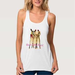 Camiseta Con Tirantes ¡Chicas Negras Rock!