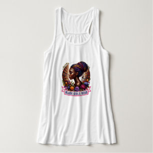 Camiseta Con Tirantes Chicas negros leídos El tanque Racerback de las