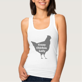 Camiseta Con Tirantes Chickens Lady gris oscuro