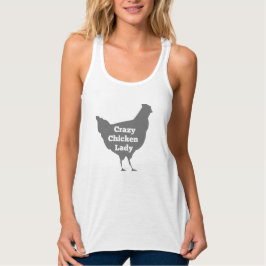 Camiseta Con Tirantes Chickens Lady gris oscuro