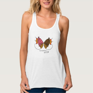 Camiseta Con Tirantes chocolate de fresa icecreamlicious muackS