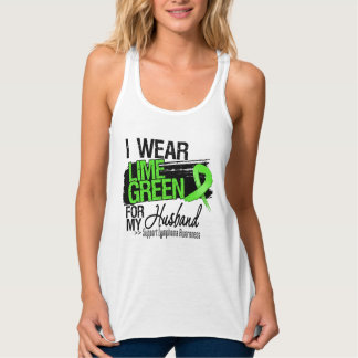 Camiseta Con Tirantes Cinta De Linfoma Para Mi Esposo