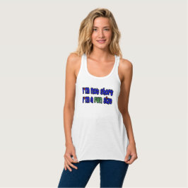 Camiseta Con Tirantes Cita divertida sobre gente corta