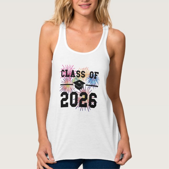 Camiseta Con Tirantes Class Of 2026 Senior Year (Anverso)
