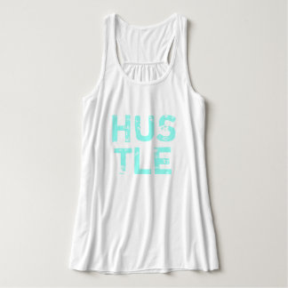 Camiseta Con Tirantes Cláusula "Hustle" de las letras con problemas de c