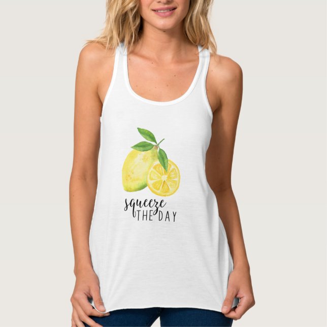 CAMISETA CON TIRANTES COCINA MODERNA LEMON PUN (Anverso)