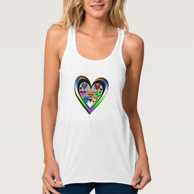 Camiseta Con Tirantes Colores de amor (Anverso)