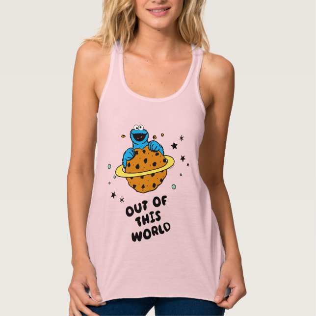 Camiseta Con Tirantes Cookie Monster | Fuera de este mundo (Anverso)