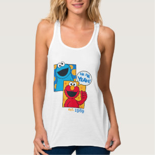 Camiseta Con Tirantes Cookie Monster y Elmo   Ha Ha Yeah