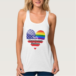 Camiseta Con Tirantes Corazón completamente Vacunado