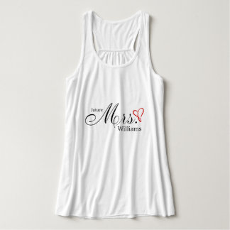 Camiseta Con Tirantes Corazón Futuro con Garabatos Rojos Sra