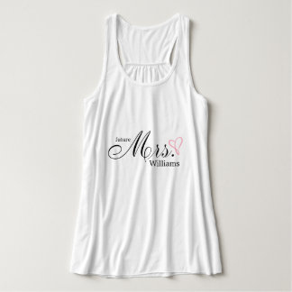 Camiseta Con Tirantes Corazón Futuro de Sra. Garabateado Rosa