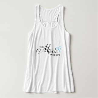 Camiseta Con Tirantes Corazón Futuro Sra. Garabateado Azul Claro