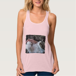 Camiseta Con Tirantes Cosas buenas vienen en pequeños paquetes con aspec