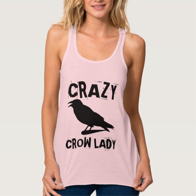CAMISETA CON TIRANTES CRAZY CROW LADY T-SHIRS (Anverso)