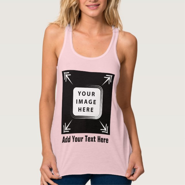 Camiseta Con Tirantes Crear su propia plantilla de Personalizado Regalos (Anverso)