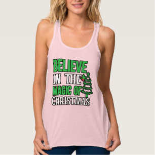Camiseta Con Tirantes Creer en la magia de los Navidades-82077