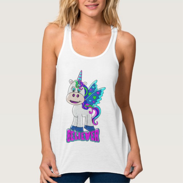 CAMISETA CON TIRANTES CREO EN SUEÑOS (Anverso)
