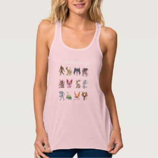 Camiseta Con Tirantes Criaturas criptozoológicas