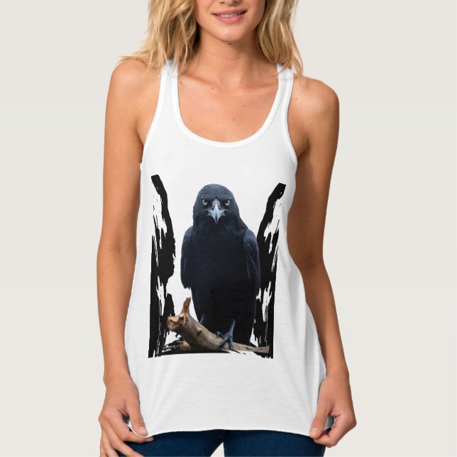 Camiseta Con Tirantes Crow-Raven Shirt (Anverso)