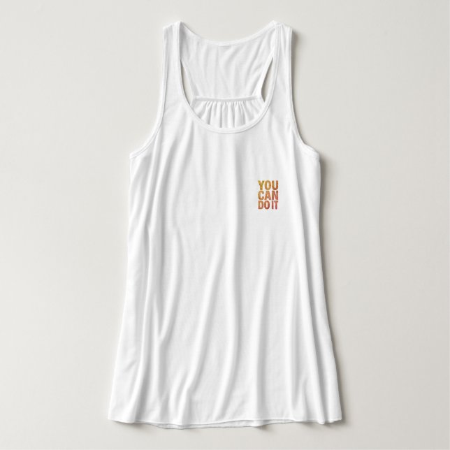 Camiseta Con Tirantes Cuelga ahí (Diseño del anverso)
