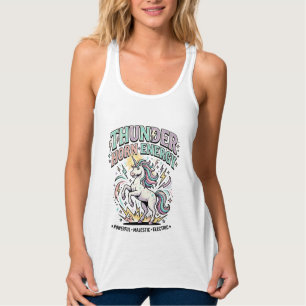 Camiseta Con Tirantes Cuerno de trueno de unicornio Producto de estilo r