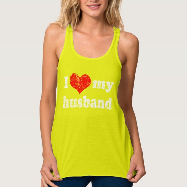 Camiseta Con Tirantes Cuesta que amo a mi esposo (Anverso)