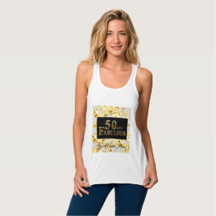Camiseta Con Tirantes Cumpleaños 50 