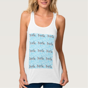Camiseta Con Tirantes Cúpula de tanques floridos de sonrisa