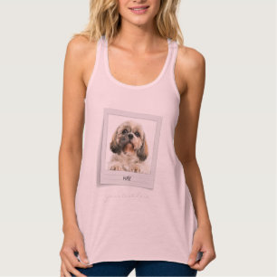Camiseta Con Tirantes Cute Pet Birthday Photo Frame Personalized