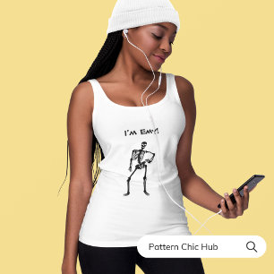 Camiseta Con Tirantes Cuto esqueleto Danza Mujeres Entrenando Pilates De