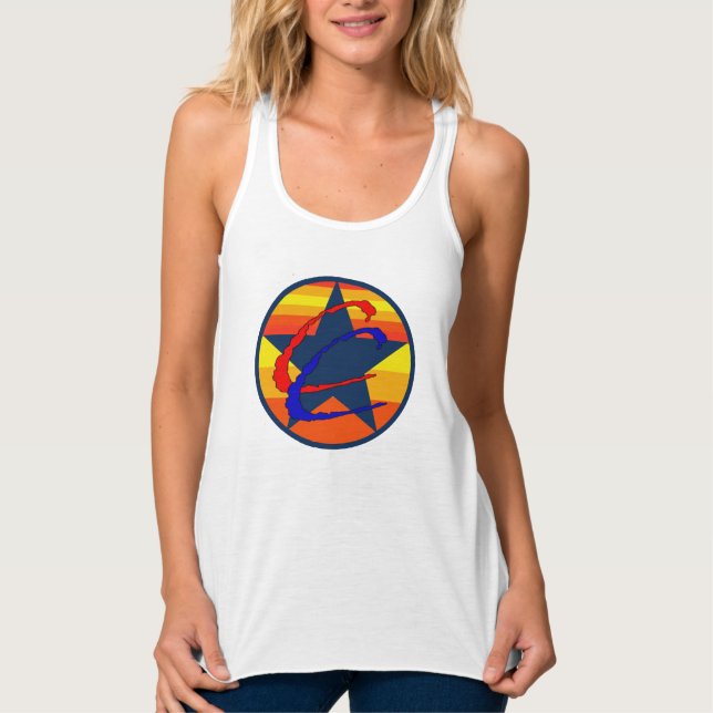 Camiseta Con Tirantes Damas Orgullo de Houston (Anverso)