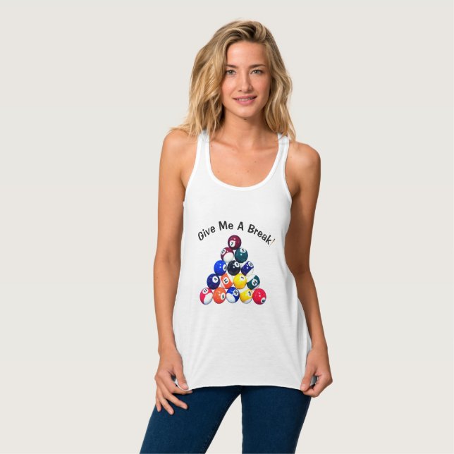 Camiseta Con Tirantes ¡Dame un respiro! (Anverso completo)