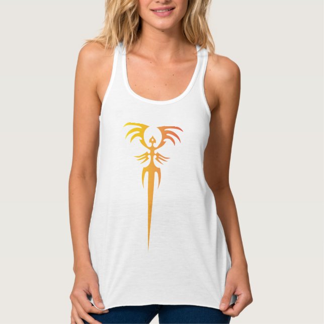 Camiseta Con Tirantes Dark Tribal Phoenix Emblem – Mythic Symbol (Anverso)