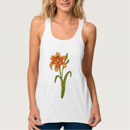 Camiseta Con Tirantes Daylily Drawing Tirt