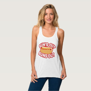 Camiseta Con Tirantes De los soles bollos hacia fuera hacia fuera
