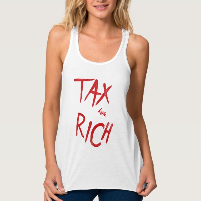 Camiseta Con Tirantes Declaración De Moda Política De La AOC Sobre Impue (Anverso)