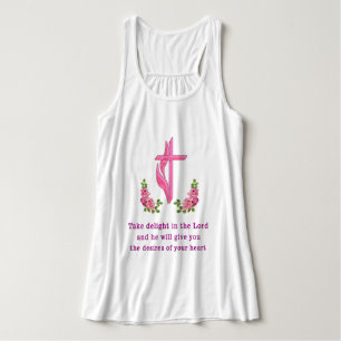 Camiseta Con Tirantes deleite en el Señor