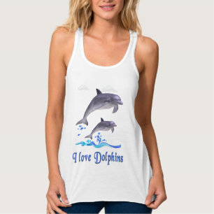 Camiseta Con Tirantes Delfines