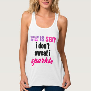 Camiseta Con Tirantes DEPÓSITO DE entrenamiento de fitness "Workout"